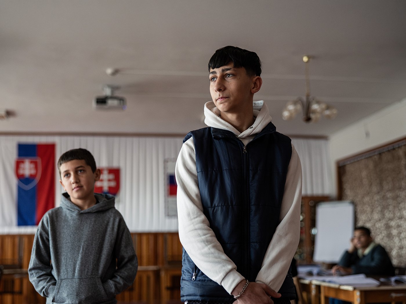 An afterschool English class in Jarovnice, Slovakia. Photo: Akos Stiller