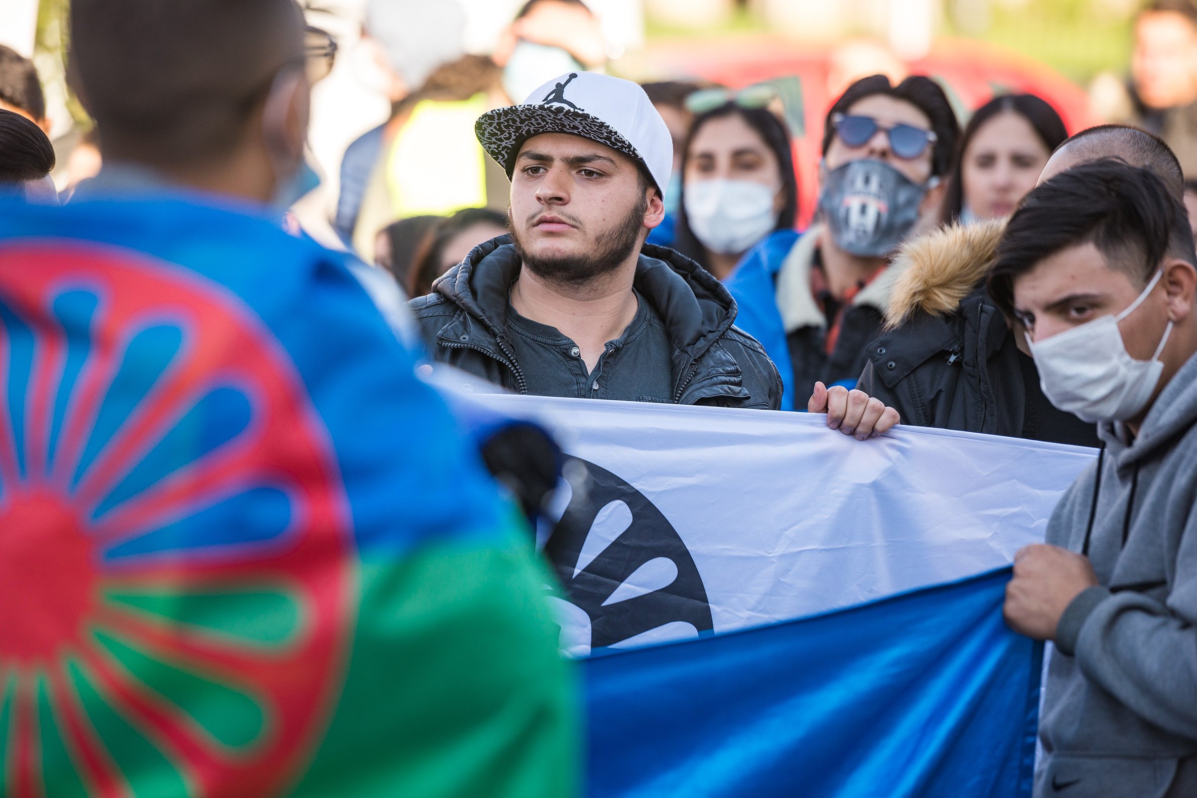 Roma protest