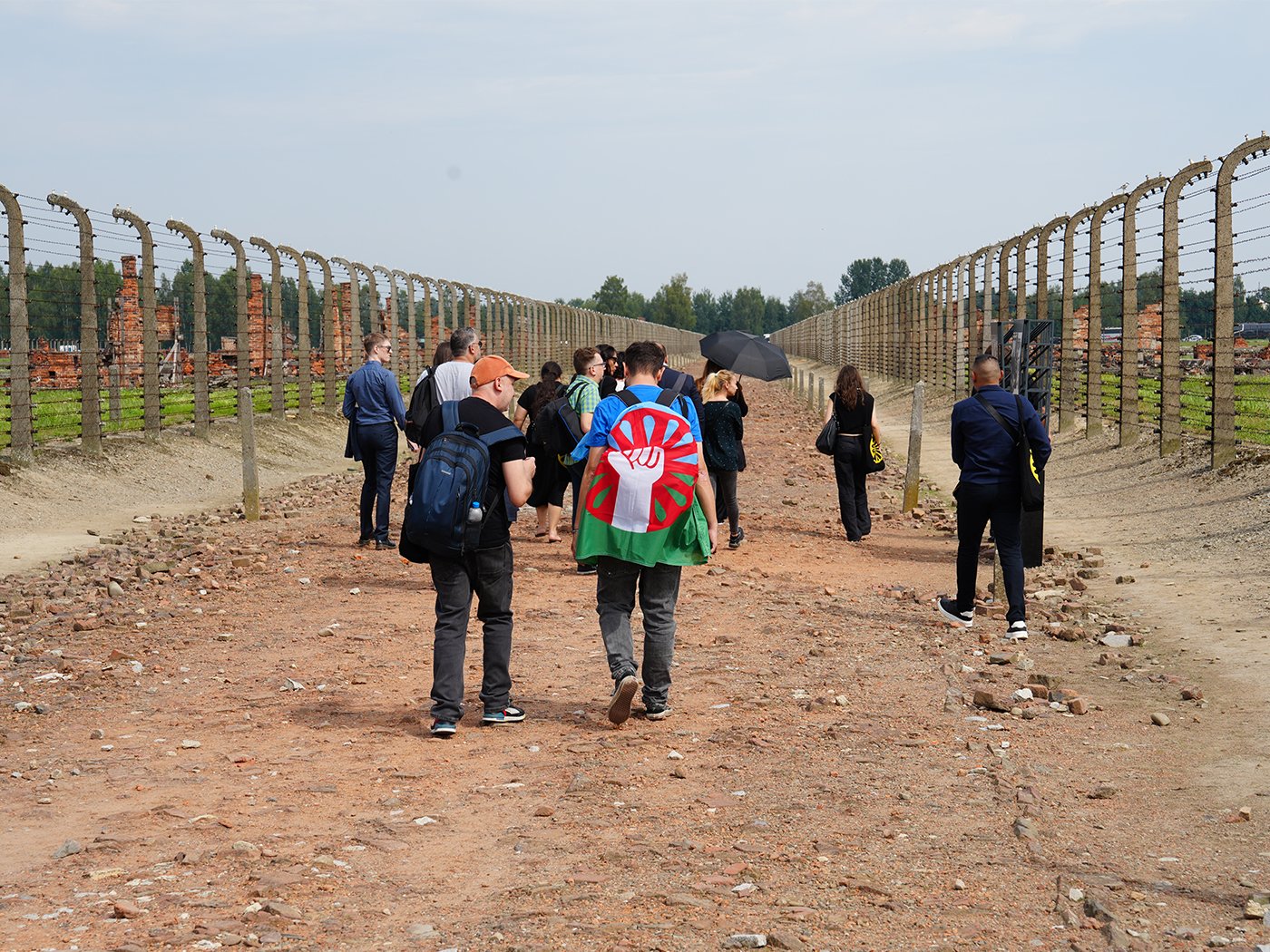 Roma Foundation for Europe network visit to Auschwitz-Birkenau, 2 August 2024.